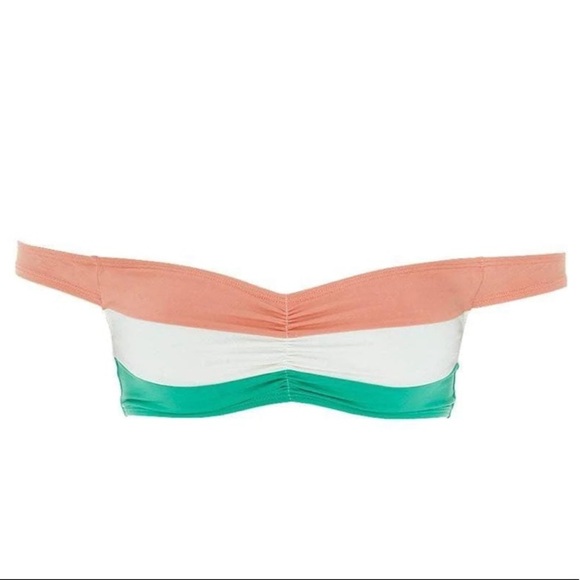 L Space Color Block Ziggy Top Size Large - Picture 2 of 6